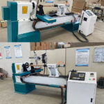 Fast Speed Woodworking lathe machine with Carving and Engraving Spindle from China - Image 11